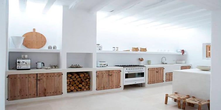 cocina de obra | Cubicup cocina rustica de obra