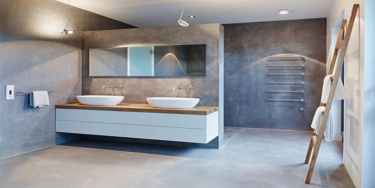 baños de microcemento | Cubicup baño hecho con microcemento