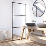 baño madera destacada