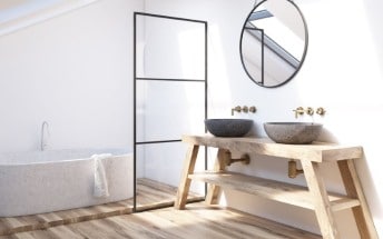 baños sin azulejos