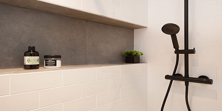 hornacinas | Cubicup Ducha con hornacina o nicho