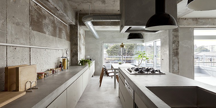 cocinas de microcemento | Cubicup cocina de microcemento