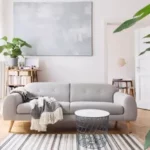 salón de estilo nórdico