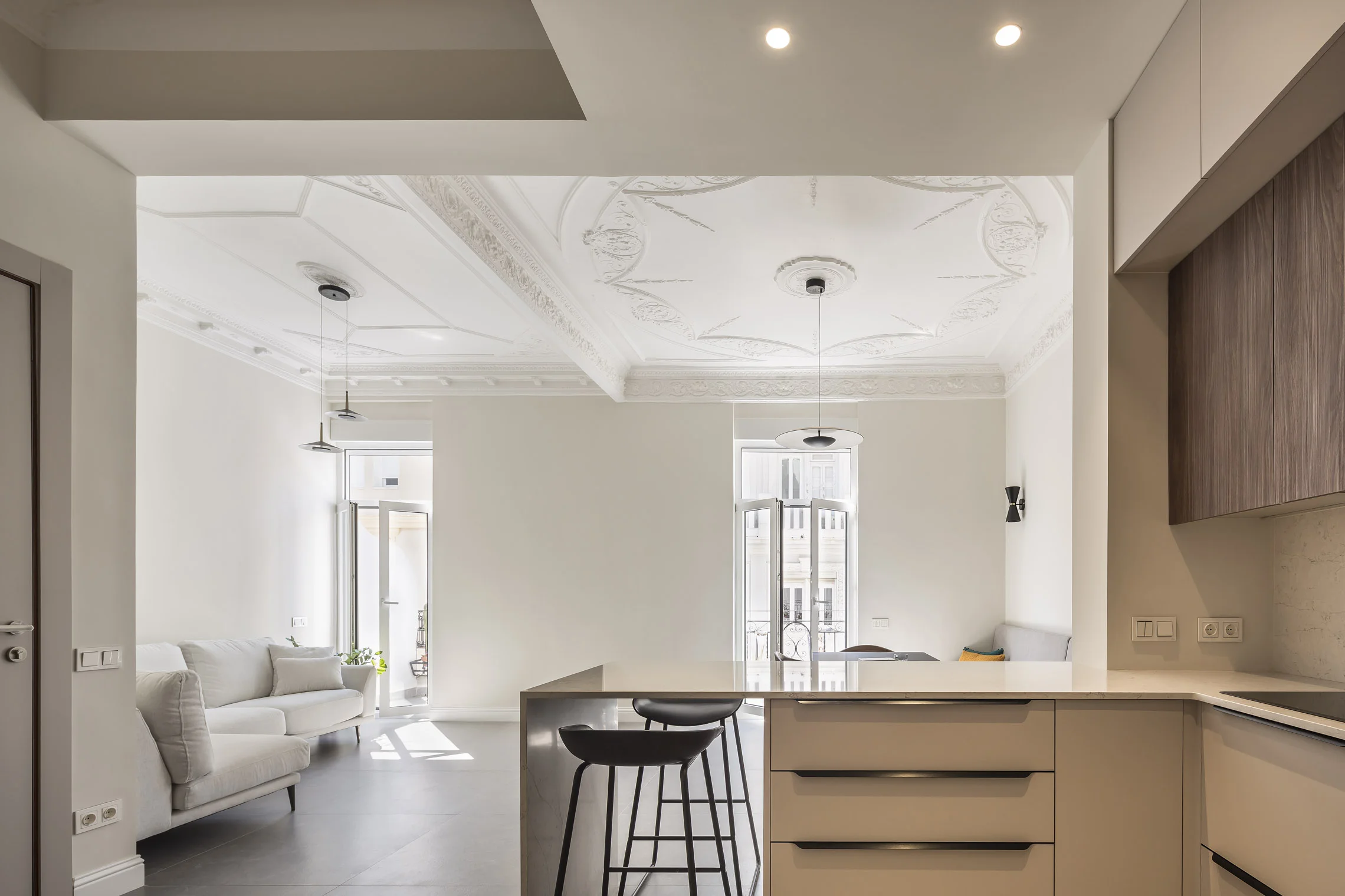 Reforma de casa estilo Clásico Contemporáneo en l’Eixample, Valencia