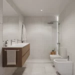 Render baño opción 1 Ciutat Jardi Valencia