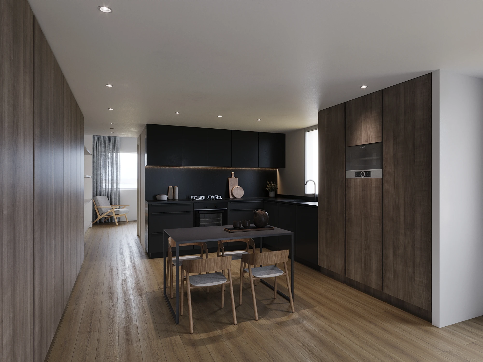 Render cocina 2 proyecto Extramurs Valencia