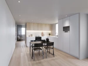 Render cocina 4 proyecto Extramurs Valencia
