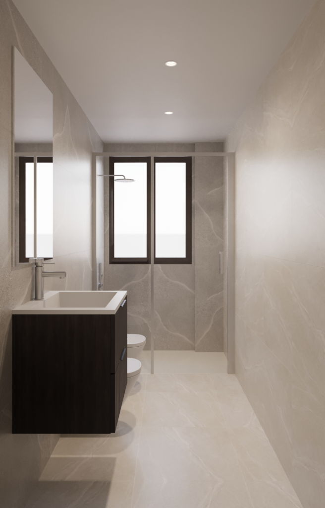 | Cubicup render baño 2 proyecto xátiva