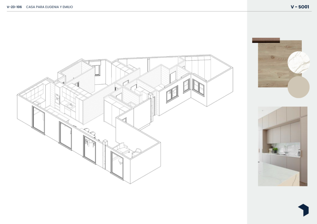 | Cubicup Isométrica proyecto Ensanche Valencia