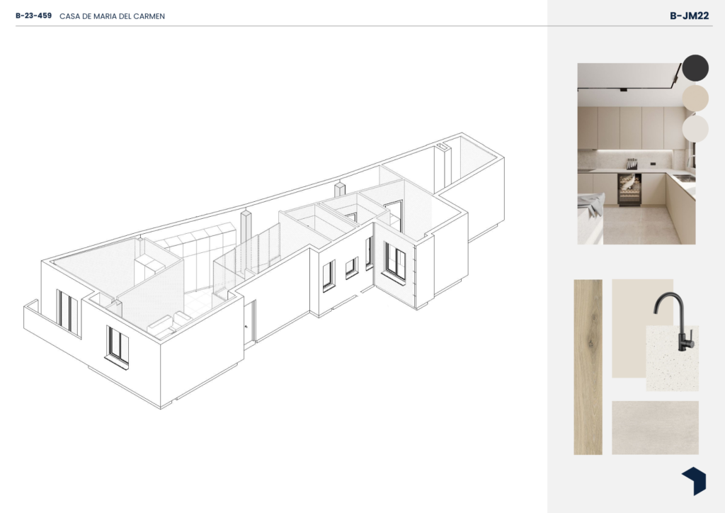 vista isométrica proyecto JM22