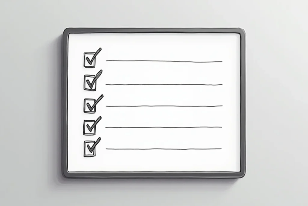 checklist checklist
