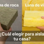 Lana de roca vs lana de vidrio