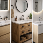 muebles de baño con lavabo